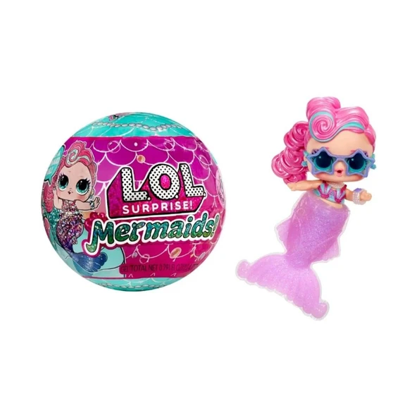 L.O.L Tots Mermaids Deniz Kızı Bebek Lisanslı Ürün ürün görseli 1