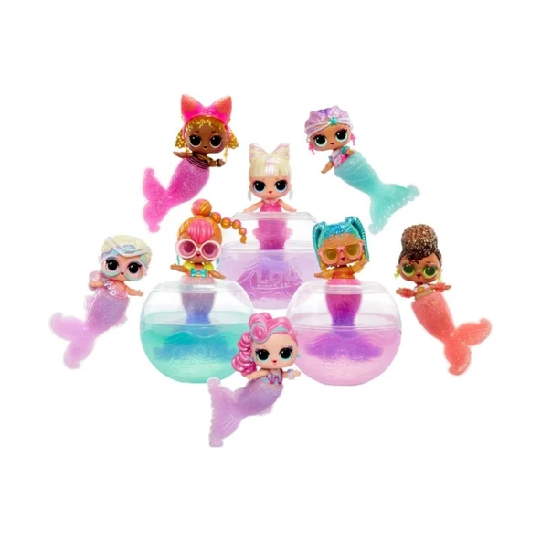 L.O.L Tots Mermaids Deniz Kızı Bebek Lisanslı Ürün - Resim 2