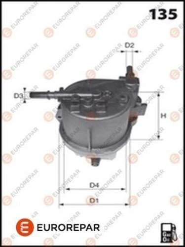 Eurorepar E148123 -psa  Yakıt Filtresi Müşürsuz Bipper-nemo-p307-207-206-c3-c2 1.4 Hdı-fusion-fiesta 1.4tdcı 00892