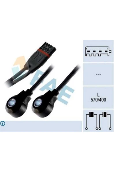FAE 60224  VURUNTU SENSÖRÜ E81-E82-E87-E88-F20-F20 LCİ-F21-F21 LCİ
