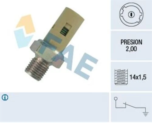FAE 12360  YAĞ MÜŞÜRÜ R21 89-92 2,0