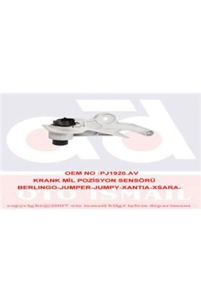 PSA 1920.AV PEUGEOT VOLAN SENSÖRÜ 206 306 307 / C3 C4 1.6 16V ürün görseli