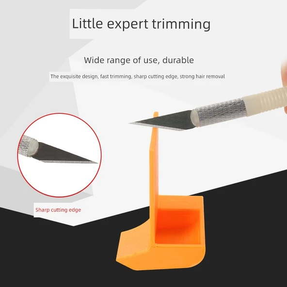 3D Baskı Modeli Parlatma Aracı - Pembe 5 Farklı Zımpara - 2