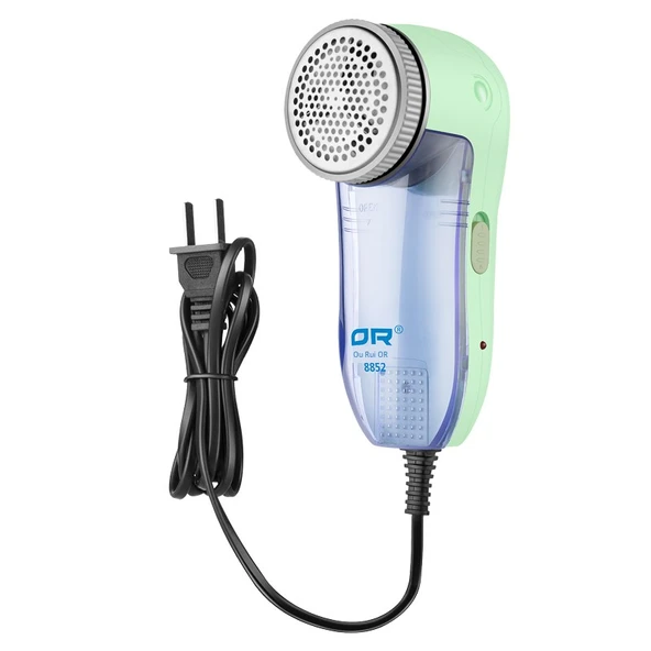 Elektrikli Lint Temizleyici - Ay Işığı Yeşil +4 Başlık +1 Fırça + Saç Etiketi + Bıçak Ağı - 5
