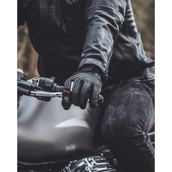 OJ MAD MAN SİYAH MOTOSİKLET ELDİVENİ S - Resim 5