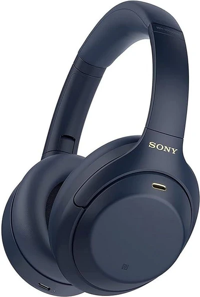 Sony WH-1000XM4 Mavi Kulak Üstü Bluetooth Kulaklık Teşhir