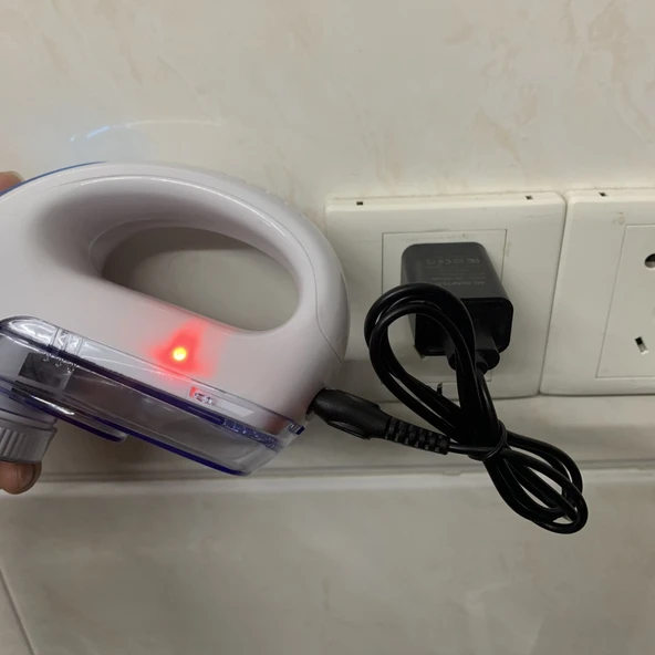 Süperman Tüy Topu Kesici USB Büyük Çift Delik 5V Şarj Kablosu - 4