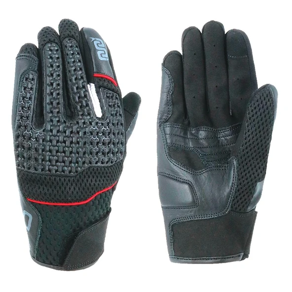 OJ MAD MAN SİYAH MOTOSİKLET ELDİVENİ M ürün görseli 1