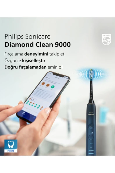 Philips Sonicare HX9911/88 - Diamond Clean Special Edition - Sonic Şarjlı Diş Fırçası - 8