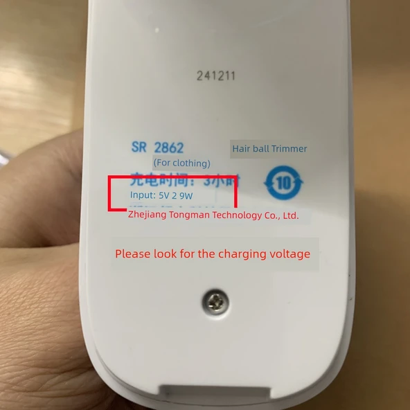 Süperman Tüy Topu Kesici USB Büyük Çift Delik 5V Şarj Kablosu + Şarj Başlığı - 3
