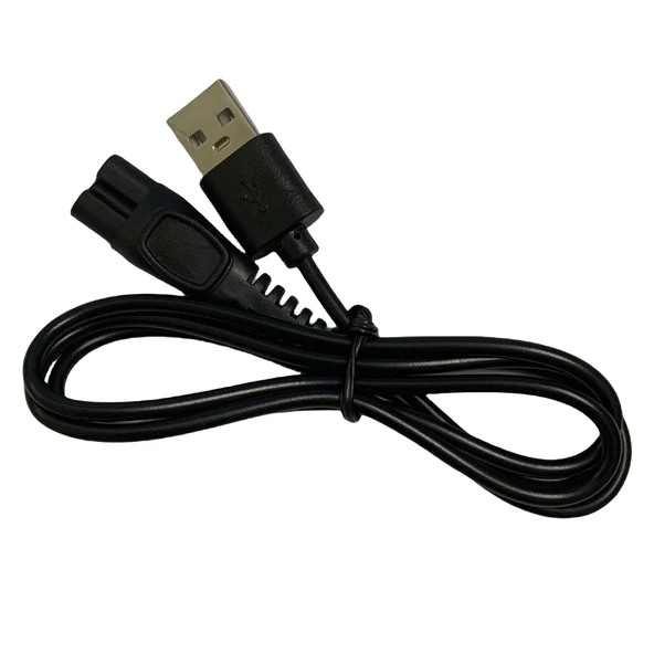 Süperman Tüy Topu Kesici USB Büyük Çift Delik 5V Şarj Kablosu + Şarj Başlığı - 5