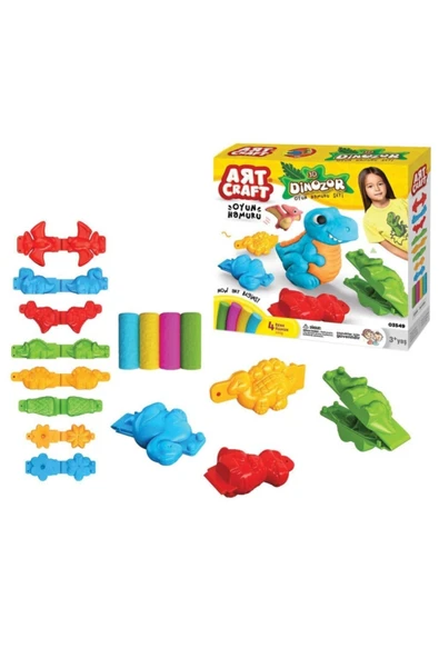 Fırsat Oyuncak Oyuncak 3d Dinozor Hamur Set 200 Gr