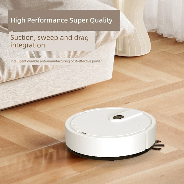 Otomatik Süpürme Robotu - Su Temin Versiyonu + Aksesuarlar - 4
