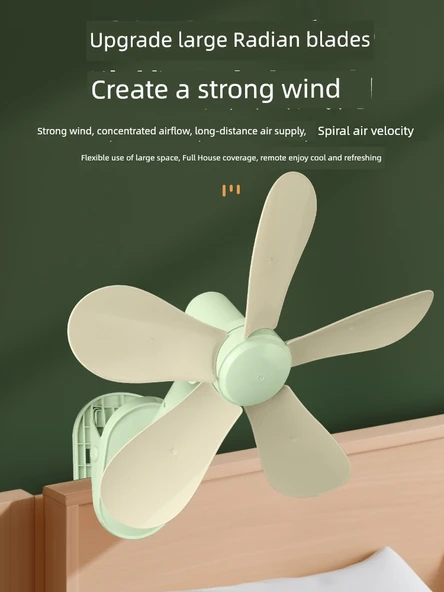Klip Fan - Mavi 33cm - 3 Metre Zamanlayıcı Kablo - 4