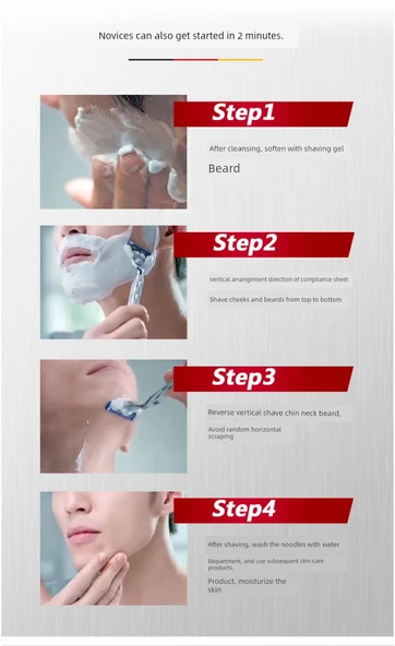 Feng Yin 5 Bıçaklı Erkek Tıraş Makinesi Yedek Başlık - 4 Adet - 12