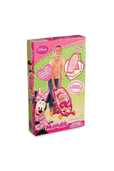 Fırsat Oyuncak Dede Minnie Mouse Kalpli Puset Oyuncak Akıds - 4