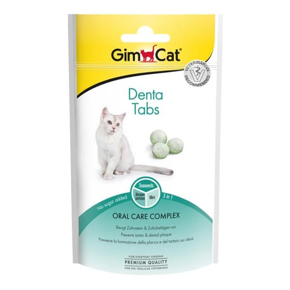Gimcat Denta Tabs Diş Bakım Ödül Tableti 40 gr