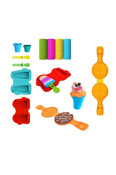 Fırsat Oyuncak Dede Art Craft Waffle &dondurma Oyun Hamuru Set 200 Gr - Resim 2