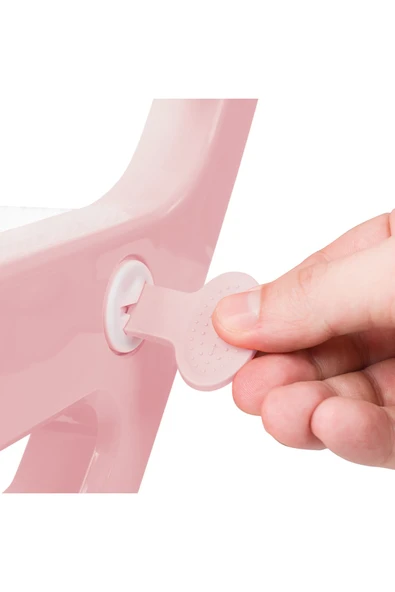 DOLU OYUNCAK Dolu Kaymaz Ayaklı Merdivenli Tuvalet Pembe 7250 - 2