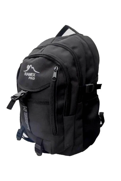 Oruç Oyuncak Siyah Dağcı Sırt Çantası Kanvas Kumaş 50lt 501 Outdoor Çanta - 2