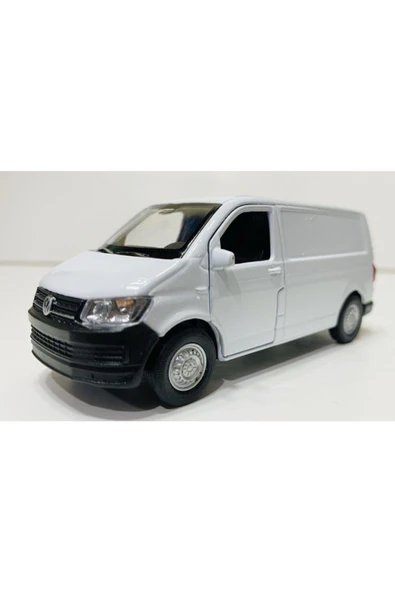 Volkswagen Welly Transporter T6 Die Cast Metal Araba Lisanslı 1-34 (GRİ VEYA BEYAZ) - 6