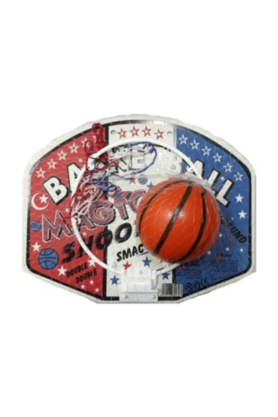 Hira Beyaz Orta Boy Plastik Oyuncak Basketbol Potası Seti 4+ Yaş