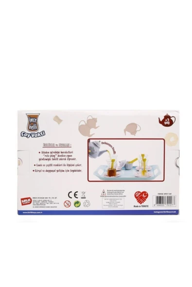 Birlik Oyuncak 22 Parça Ince Belli Bardak Çay Seti Oyuncak - 7