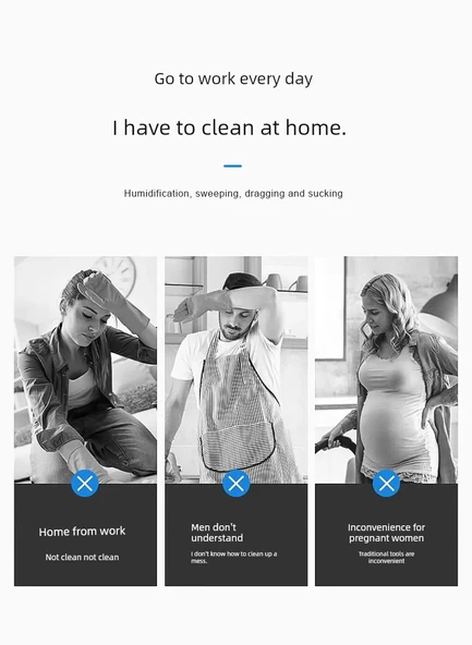 Akıllı Emme Süpürme Mop Robotu - K250A Beyaz 5'ü 1 Arada - Resim 4