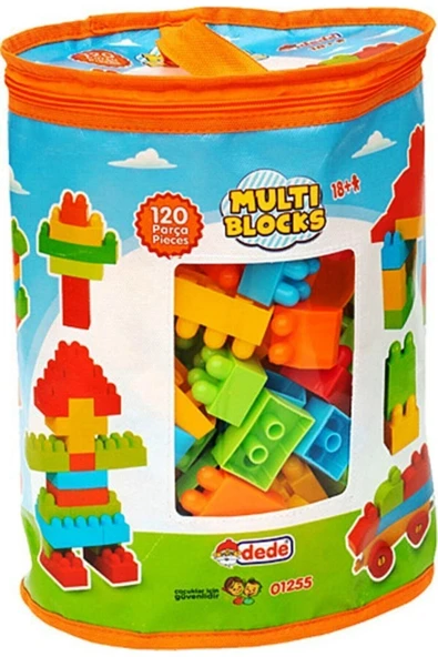 DEDE Multi Bloklar 120 Parça Lego Bloklar - EGC-65