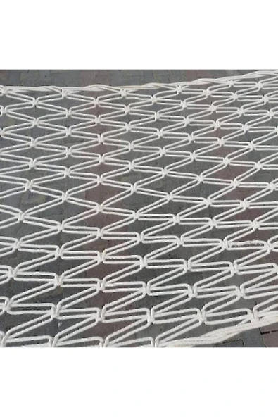 Asfaravm Tek Kişilik Pamuk Ipi El Örgülü Hamak Çıft Örgülü!! (RENK DEĞİŞKENLİK GÖSTEREBİLİR) - 2