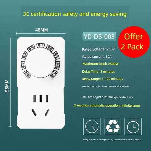 Buzdolabı Termostatı 7 Modlu Kontrol Cihazı - 2 Paket (Lüks Yüksek Güç)