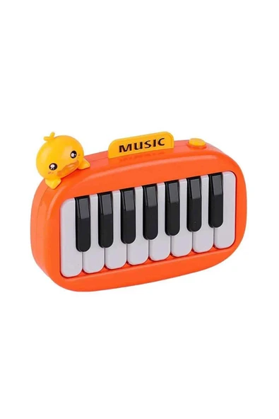Oruç Oyuncak Aktivite Ördek Işıklı Müzikal Piano Neşeli Dostlar Bultak set - 5