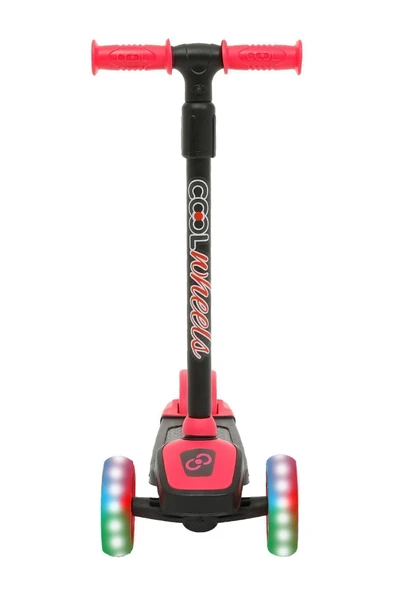 Furkan Toys Cool Wheels Twist Led Işıklı 3 Tekerlekli Yükseklik Ayarlı PEMBE Scooter - 2