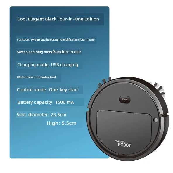 Akıllı Emme Süpürme Mop Robotu - K250A Beyaz 5'ü 1 Arada - Resim 2