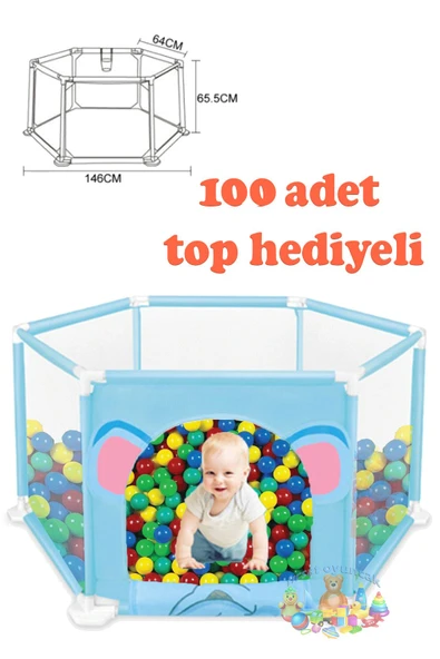 Fırsat Oyuncak Bebek Oyun Havuzu 100 top ürün görseli