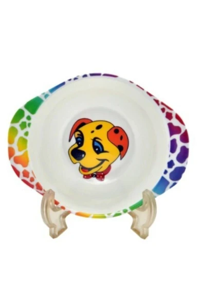 ggs Bebek Mama Tabağı Köpek Formlu 5 Li Set Melamin Oval - 3