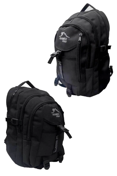 Oruç Oyuncak Siyah Dağcı Sırt Çantası Kanvas Kumaş 50lt 501 Outdoor Çanta