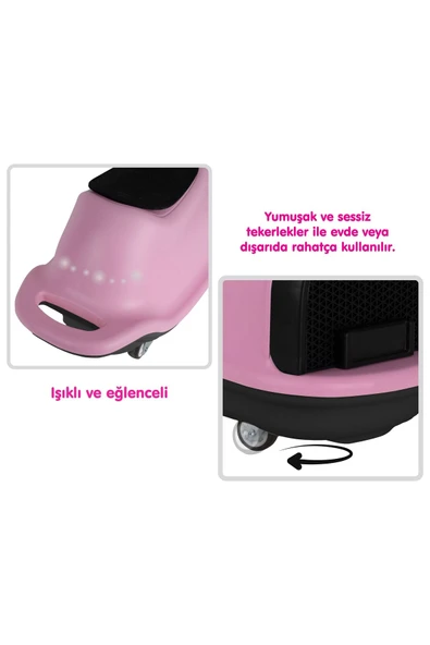 BABYCİM İLK ARABAM TURBO BİNGİT ARABA - PEMBE - 5