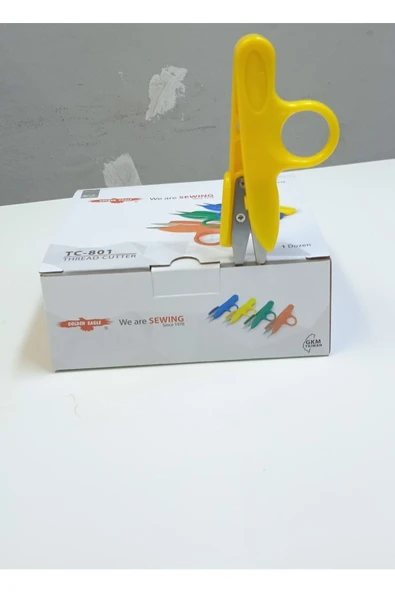 Golden Eagle Iplik Temizleme Makası Dikiş Nakış Makası Sarı