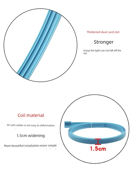 Küçük Elektrikli Fan Halka - 16 İnç (43cm) Mavi - 3