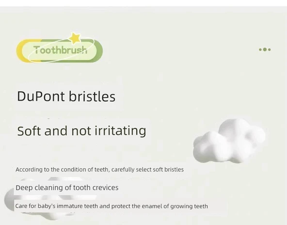 Çocuk Elektrikli Diş Fırçası - İvory + 6 Orijinal Fırça Başlığı - Resim 10