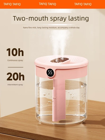 2L USB Nemlendirici - Cornus Officinalis Tozu - Sessiz - Büyük Kapasite - Model 2 - 4