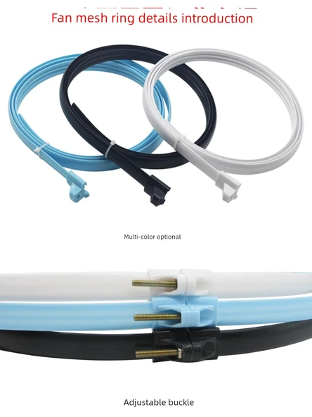Elektrikli Fan Halka - 18 İnç (50cm) Siyah - 4