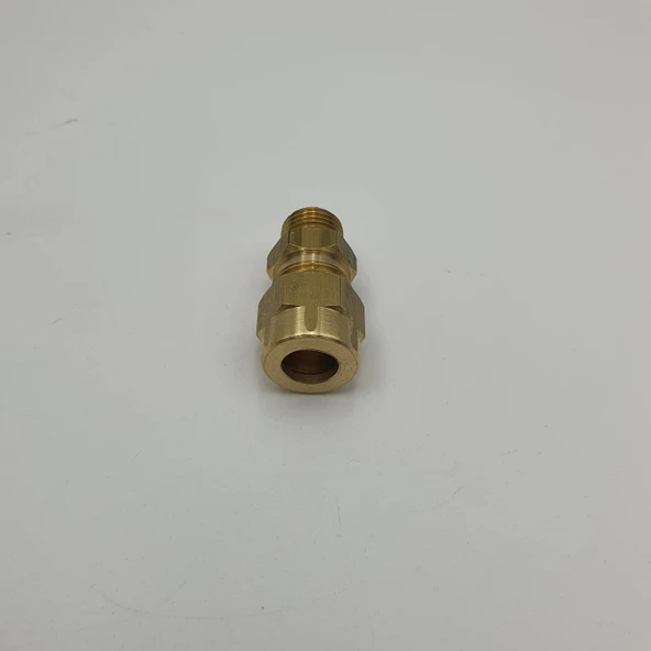 Sarı Pirinç Yüksüklü Rekor 3/8 - 9.52mm - 5