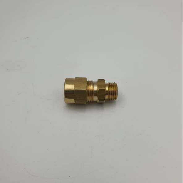 Sarı Pirinç Yüksüklü Rekor 3/8 - 9.52mm - 3