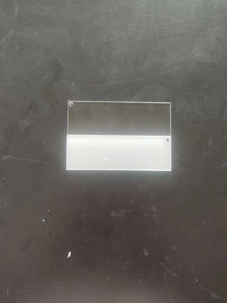 HEROPLEKSİ ŞEFFAF PLEKSİ (100ADET) EN:2.5 CM BOY: 7.5 DİKDÖRTGEN DELİKLİ 2MM KALINLIĞINDA SÜSLEMEYE UYGUN