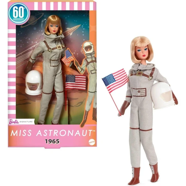 Barbie Astronot 60. Yıl Dönümü Nostaljik Bebek JBJ48 Lisanslı Ürün ürün görseli 1