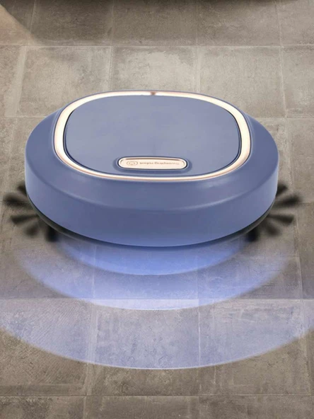 Akıllı Otomatik Süpürme ve Mop Makinesi - JM8025 İki Motor - Obsidyen Siyahı - 2
