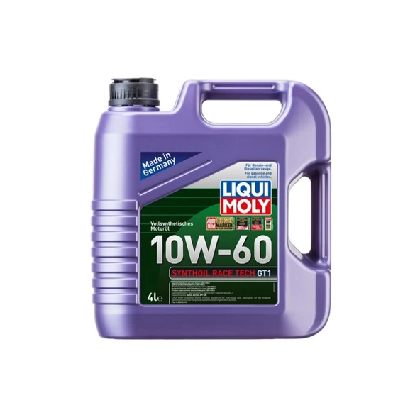 LIQUI MOLY 10W60 Motor Yağı Synthoil Race Tech GT1 4 Litre 7535