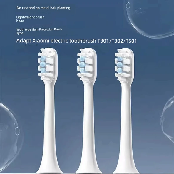 Orijinal Diş Fırçası Ucu - 3 Paket (T301/T302/T501 Uyumlu) - 7